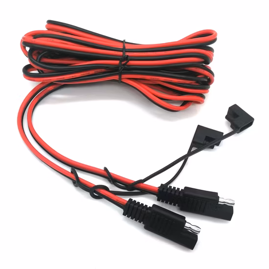 7,6 m langes SAE-zu-SAE-Verlängerungskabel, Schnelltrennstecker, 16 AWG, für Automobil- und Solarpanel-Panel-SAE-Stecker