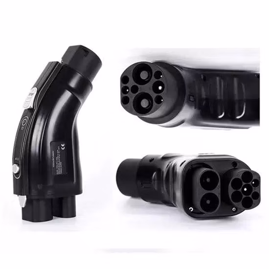 CCS 2 Combo to Tes La Charger Adapter up to 150A 500V Compatible with Tes La Model 3, X, S, Y for Tes La Charge Only