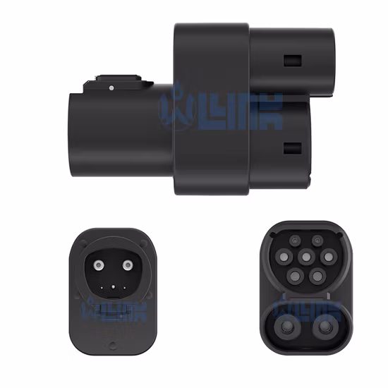 CCS1-zu-CCS2-Adapter, CE-RoHS-zertifiziert für Auto, neues Ladegerät, Tpc-zu-J1772-Adapter und CCS-Combo-2-Adapter