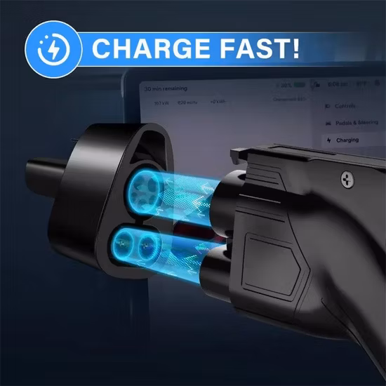 CCS1-auf-Tesla-CCS-Combo1-Adapter für Tesla-Autoladegerät, EV-Ladegerät-Adapter