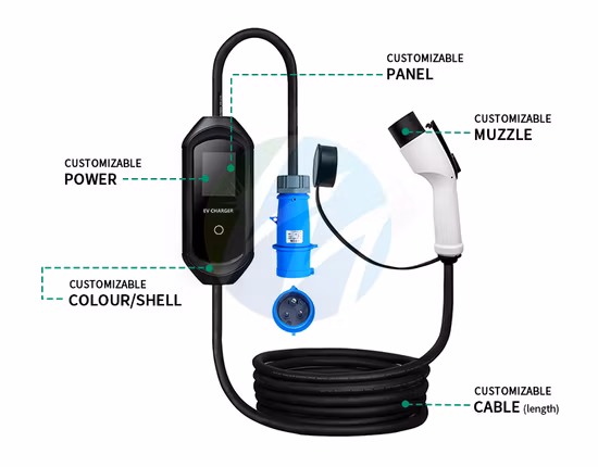 Heißes neues Produkt 7 kW EV-Ladegerät-Elektroauto-Adapter
