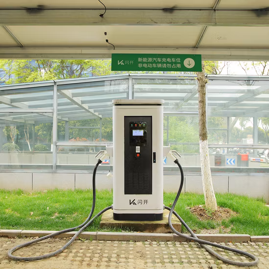 Fabrikhersteller EV-Ladegerät 120 kW Schnellladestation für Elektroautos mit Doppelpistole